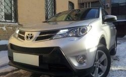 1 469 р. Сетка верхнего воздухозаборника переднего бампера Russtal  Toyota RAV4  XA40 (2012-2015) 5 дв. дорестайлинг (черная)  с доставкой в г. Екатеринбург. Увеличить фотографию 3