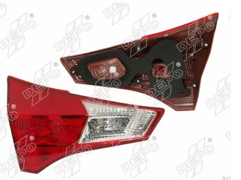 Левый фонарь в крышку багажника DEPO Toyota (Тойота) RAV4 (рав)  XA40 (2012-2015) XA40 5 дв. дорестайлинг