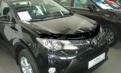 2 799 р. Дефлектор капота NovLine Toyota RAV4 XA40 5 дв. дорестайлинг (2012-2015)  с доставкой в г. Екатеринбург. Увеличить фотографию 1