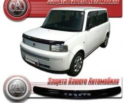 1 899 р. Дефлектор капота CA Plastic  Toyota Scion  XB (2002-2025) (Classic черный, Без надписи)  с доставкой в г. Екатеринбург. Увеличить фотографию 1