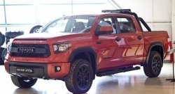 1 099 р. Реснички на фары RA Toyota Tundra XK50 2-ой рестайлинг (2013-2024) (Неокрашенные)  с доставкой в г. Екатеринбург. Увеличить фотографию 3