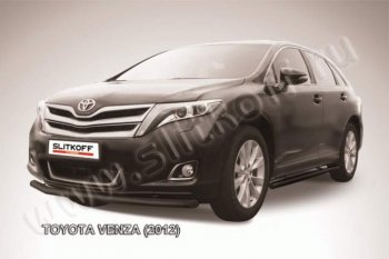 Защита переднего бампер Slitkoff Toyota (Тойота) Venza (Венза)  GV10 (2012-2016) GV10 рестайлинг