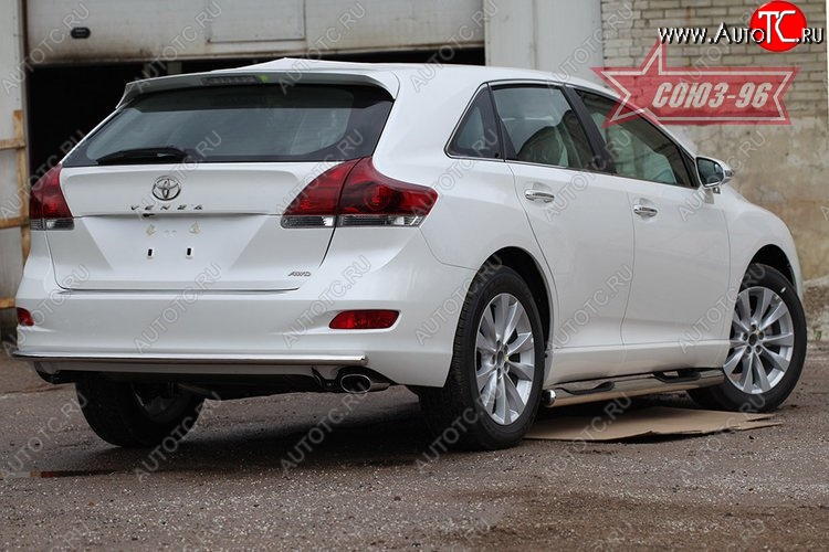 13 409 р. Защита заднего бампера Souz-96 (d42) Toyota Venza GV10 дорестайлинг (2008-2012)  с доставкой в г. Екатеринбург