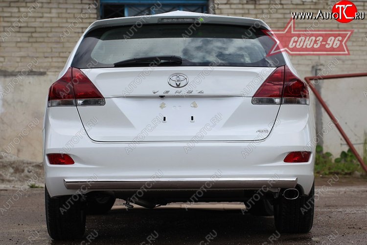 15 929 р. Защита задняя овальная 75х42 Toyota Venza GV10 дорестайлинг (2008-2012)  с доставкой в г. Екатеринбург