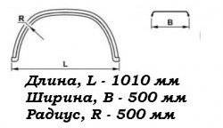 1 559 р. Крыло К-500 Fuso (круглое) Master-Plast    с доставкой в г. Екатеринбург. Увеличить фотографию 2