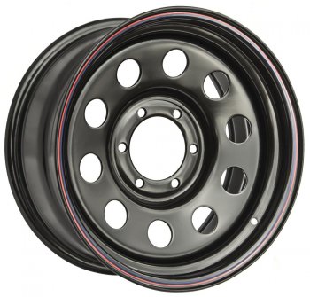 Штампованый диск OFF-ROAD Wheels (стальной усиленный, круг - черный). 8.0 x 17 Ford Ranger (2006-2009) 6x139.7xDIA110.0xET10.0