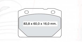 599 р. Колодка переднего дискового тормоза DAFMI (SM) Лада 2101 (1970-1988)  с доставкой в г. Екатеринбург. Увеличить фотографию 2