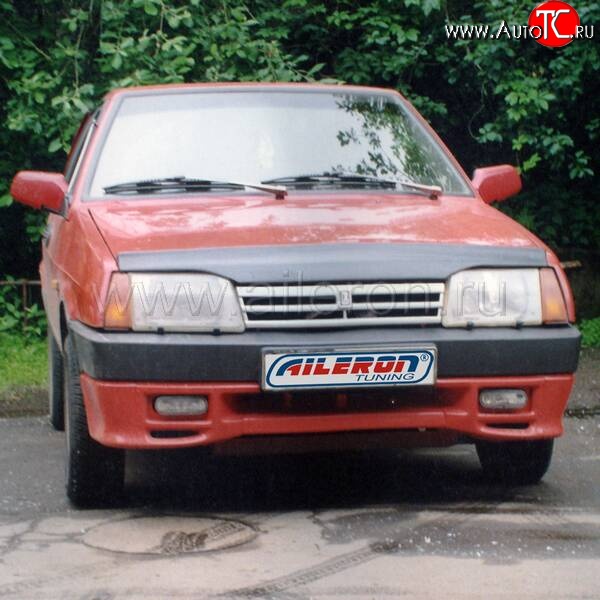 499 р. Накладка на передний бампер Aileron Лада 21099 (1990-2004) (Неокрашенная)  с доставкой в г. Екатеринбург