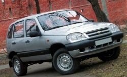 2 499 р. Накладки на двери (молдинги) Стандарт Chevrolet Niva 2123 дорестайлинг (2002-2008) (Неокрашенные)  с доставкой в г. Екатеринбург. Увеличить фотографию 2