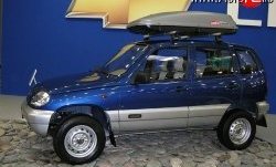 2 499 р. Накладки на двери (молдинги) Стандарт Chevrolet Niva 2123 дорестайлинг (2002-2008) (Неокрашенные)  с доставкой в г. Екатеринбург. Увеличить фотографию 4