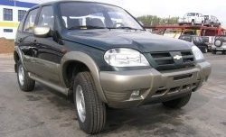 1 069 р. Комплект пластиковых порогов KURAJ V2  Chevrolet Niva  2123 (2002-2008), Лада 2123 (Нива Шевроле) (2002-2008) (Неокрашенные)  с доставкой в г. Екатеринбург. Увеличить фотографию 1