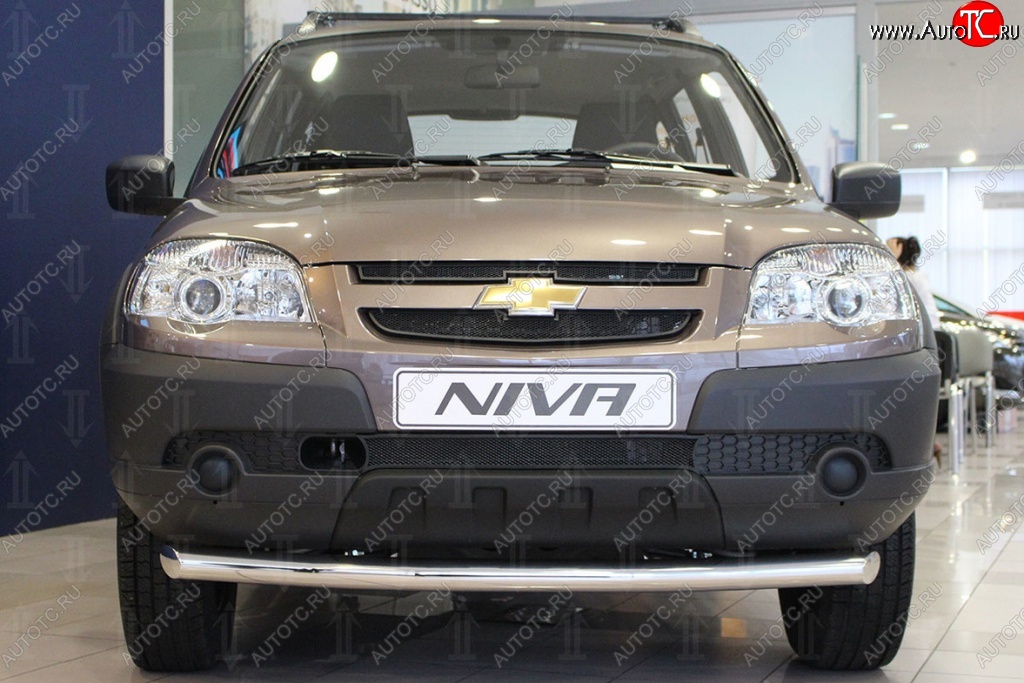 2 199 р. Защитная сетка на бампер Russtal (черная, 3 части)  Chevrolet Niva  2123 (2002-2008), Лада 2123 (Нива Шевроле) (2002-2008)  с доставкой в г. Екатеринбург