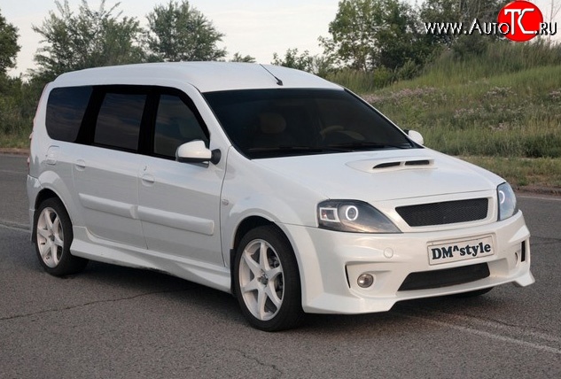 5 199 р. Пороги накладки DMstyle  Лада Ларгус (2012-2024) дорестайлинг R90, рестайлинг R90 (Неокрашенные)  с доставкой в г. Екатеринбург