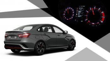 62 999 р. Приборная панель Ferrum GF 940 SPORT Edition Лада Веста 2180 седан дорестайлинг (2015-2023) (С кожаным щитком (строчка красная))  с доставкой в г. Екатеринбург. Увеличить фотографию 8