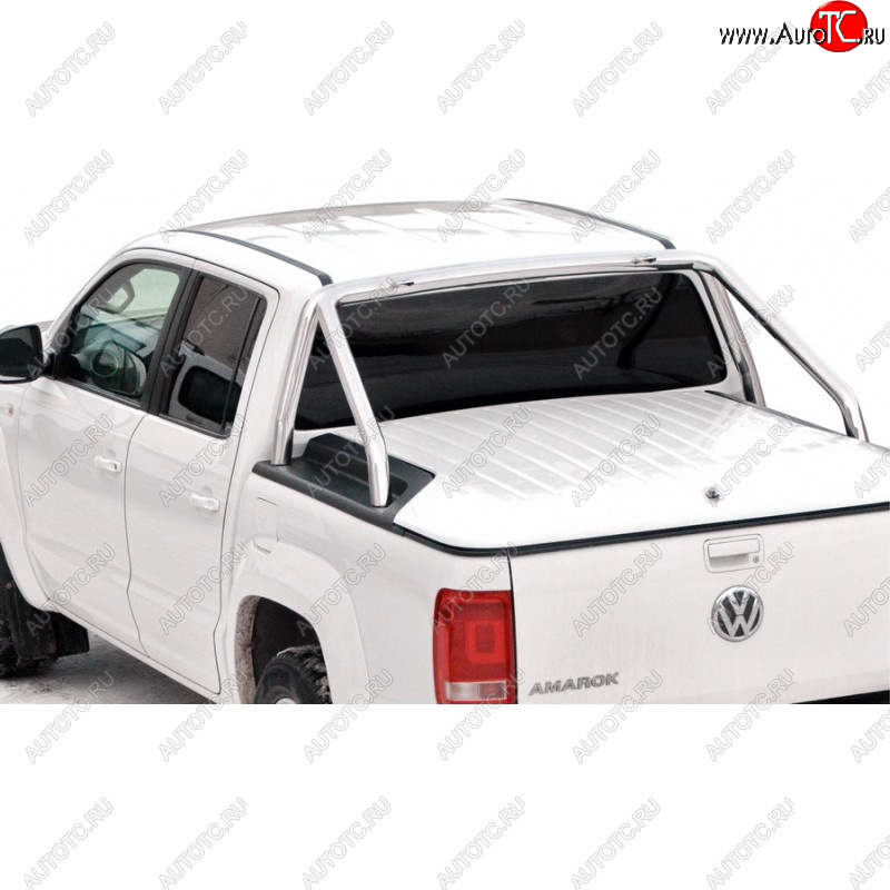 36 699 р. Защитная дуга багажника ТехноСфера (Техно Сфера) (Ø63,5 мм)  Volkswagen Amarok (2009-2016) дорестайлинг (Нержавейка)  с доставкой в г. Екатеринбург