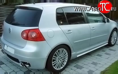 8 949 р. Накладка Hofele на задний бампер Volkswagen Golf 5 хэтчбэк (2003-2009) (Неокрашенная)  с доставкой в г. Екатеринбург