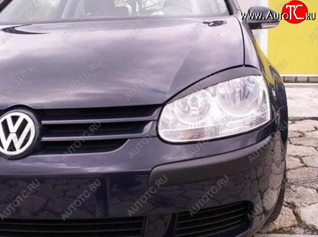 1 649 р. Реснички на фары CT Volkswagen Golf 5 хэтчбэк (2003-2009) (Неокрашенные)  с доставкой в г. Екатеринбург