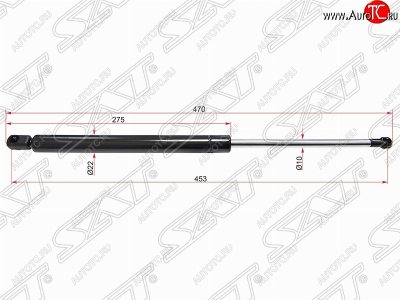 679 р. Газовый упор крышки багажника SAT  Volkswagen Golf  5 (2003-2009) хэтчбэк  с доставкой в г. Екатеринбург