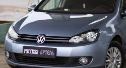 579 р. Реснички на фары RA Volkswagen Golf 6 хэтчбэк 5 дв. (2008-2014) (Неокрашенные)  с доставкой в г. Екатеринбург. Увеличить фотографию 4