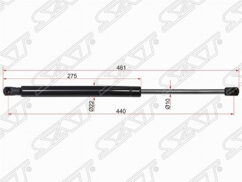 Газовый упор крышки багажника SAT Volkswagen (Волксваген) Golf (Гольф)  6 (2008-2014) 6 хэтчбэк 5 дв.