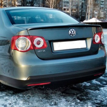 3 399 р. Лип спойлер АВТОКРАТ Volkswagen Jetta A5 седан (2005-2011) (Неокрашенный)  с доставкой в г. Екатеринбург. Увеличить фотографию 2