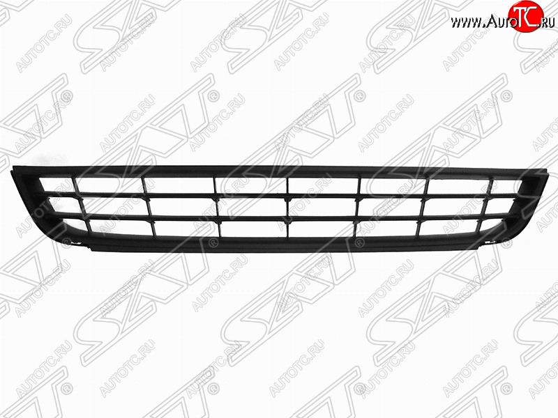 979 р. Решётка в передний бампер (с хром молдингом) SAT  Volkswagen Jetta  A6 (2011-2015) седан дорестайлинг  с доставкой в г. Екатеринбург