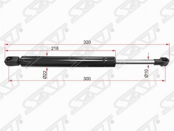 Газовый упор крышки багажника SAT Volkswagen Jetta A5 седан (2005-2011)