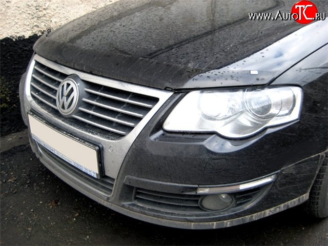 2 799 р. Дефлектор капота NovLine Volkswagen Passat B6 седан (2005-2011)  с доставкой в г. Екатеринбург