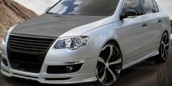 Накладка на передний бампер CT Volkswagen Passat B6 седан (2005-2011)