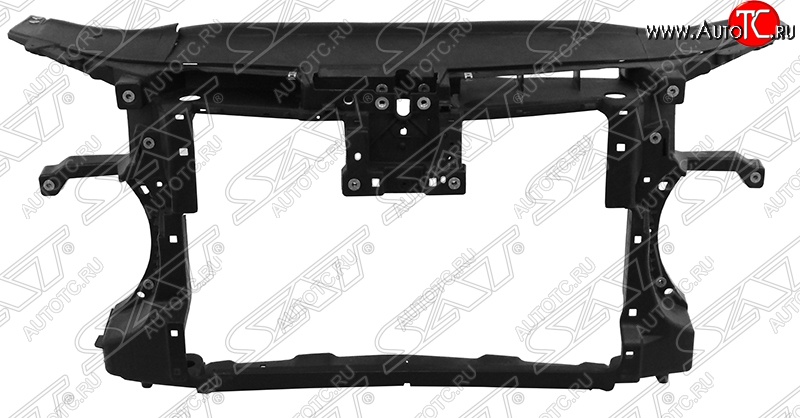 11 199 р. Рамка радиатора (телевизор) (рестайлинг) SAT Volkswagen Passat CC дорестайлинг (2008-2012) (Неокрашенная)  с доставкой в г. Екатеринбург