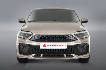 28 099 р. Передний бампер REBOOT  Volkswagen Polo  Mk6 (2020-2022) лифтбек (Окрашенный с выделением декоративных элементов)  с доставкой в г. Екатеринбург. Увеличить фотографию 1