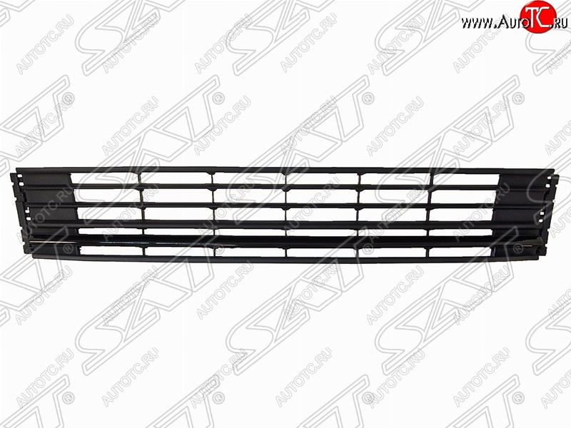 1 399 р. Решётка в передний бампер (чёрная) SAT  Volkswagen Polo  5 (2015-2020) седан рестайлинг  с доставкой в г. Екатеринбург