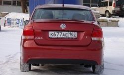 4 199 р. Козырёк на заднее лобовое стекло Sport Volkswagen Polo 5 хэтчбек рестайлинг (2015-2020) (Неокрашенный)  с доставкой в г. Екатеринбург. Увеличить фотографию 3