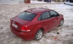 4 199 р. Козырёк на заднее лобовое стекло Sport Volkswagen Polo 5 хэтчбек рестайлинг (2015-2020) (Неокрашенный)  с доставкой в г. Екатеринбург. Увеличить фотографию 5