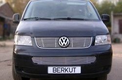 5 999 р. Декоративная вставка воздухозаборника Berkut Volkswagen Transporter T5 дорестайлинг (2003-2009)  с доставкой в г. Екатеринбург. Увеличить фотографию 1