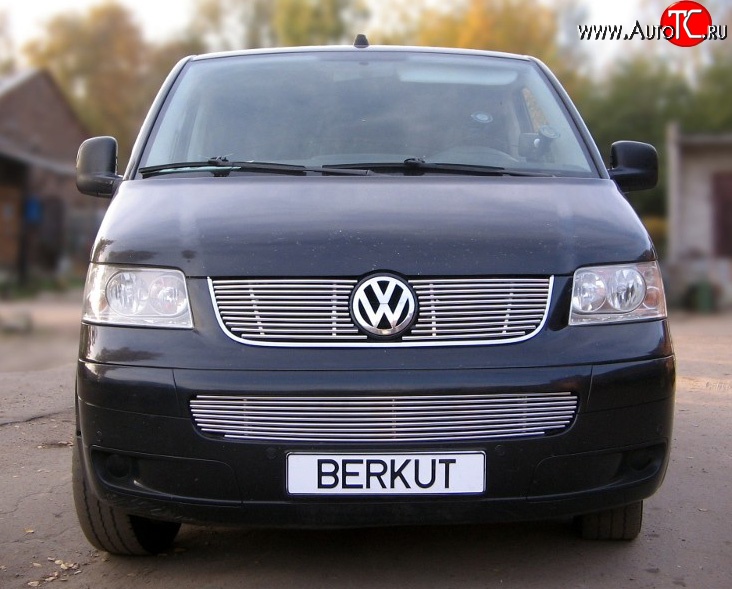 5 999 р. Декоративная вставка воздухозаборника Berkut Volkswagen Transporter T5 дорестайлинг (2003-2009)  с доставкой в г. Екатеринбург