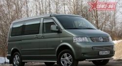 11 249 р. Защита переднего бампера одинарная Souz-96 (d60).  Volkswagen Transporter  T5 (2003-2009) дорестайлинг  с доставкой в г. Екатеринбург. Увеличить фотографию 1