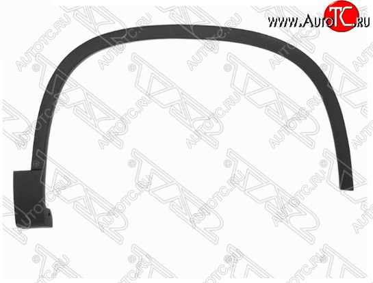 1 089 р. Правый молдинг арки крыла SAT (передний)  Volkswagen Tiguan  NF (2006-2017) дорестайлинг, рестайлинг  с доставкой в г. Екатеринбург