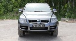 999 р. Реснички на фары RA Volkswagen Touareg GP дорестайлинг (2002-2007) (Неокрашенные)  с доставкой в г. Екатеринбург. Увеличить фотографию 3