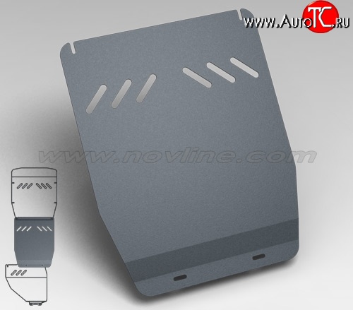 1 529 р. Защита коробки передач Novline (2.5, АКПП, 3 мм)  Volkswagen Touareg  GP (2002-2010) дорестайлинг, рестайлинг  с доставкой в г. Екатеринбург