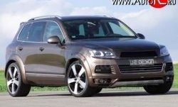 23 049 р. Накладка Je Design на передний бампер 7P Volkswagen Touareg NF дорестайлинг (2010-2014) (Неокрашенная)  с доставкой в г. Екатеринбург. Увеличить фотографию 3