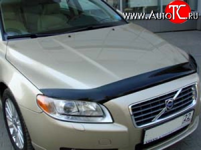 2 879 р. Дефлектор капота NovLine Volvo XC70 дорестайлинг (2007-2013)  с доставкой в г. Екатеринбург