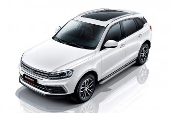 Защита порогов Slitkoff (d57 мм) Zotye (Зоти) Coupa (Купа)  B11F (2019-2021) B11F