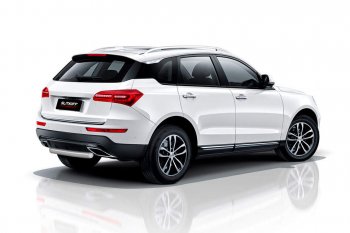 Защита заднего бампера Slitkoff (короткая, d57 мм) Zotye Coupa B11F (2019-2021)  (Сталь с полимерным покрытием. Цвет: серебристый)